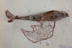 Pajaro de metal (Metal bird) by Sandor Marganon Borges, 2025.